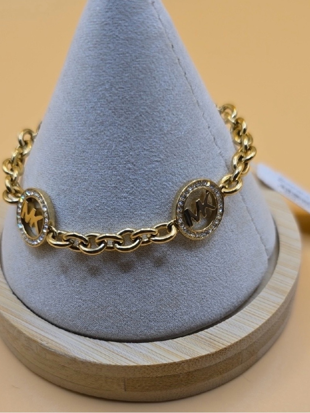 Michael Kors Fulton Logo Pavé Link Bracelet
